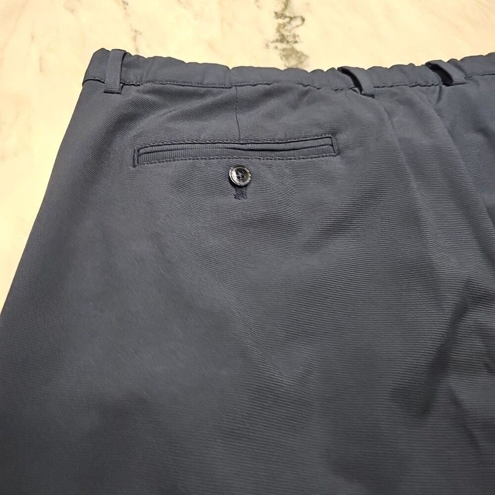 Greg Norman Golf Pants Men’s 38x29 Navy Blue Performance Stretch Straight Leg - Picture 7 of 8